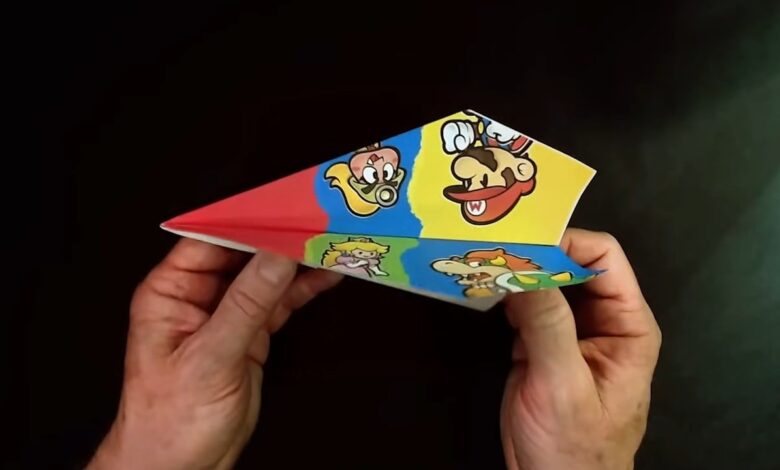 Nintendo celebrates Paper Mario: The Thousand-Year Door with a free paper plane