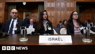 Israel accused South Africa of making false statements at the ICJ