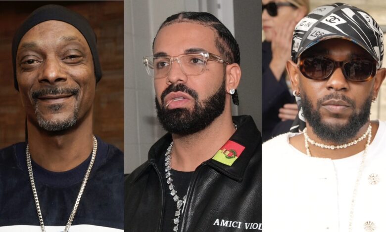 Snoop Dogg weighs in on Drake and Kendrick Lamar's rap beef