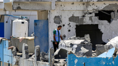 Middle East crisis: Israel strikes in central Gaza after deadly attack on shelter