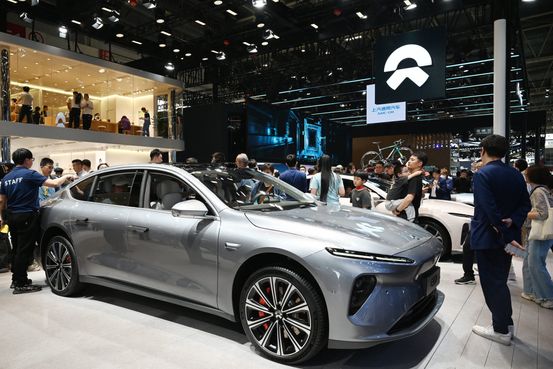 NIO's losses widened on lower electric vehicle sales but a stronger second quarter is expected