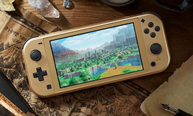 The Zelda-themed Nintendo Switch Lite 'Hyrule Edition' launches this September