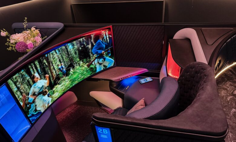 What business class (and coach) suites might look like in 20 years