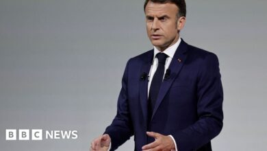 France's Macron urged voters to participate and say no to extremism