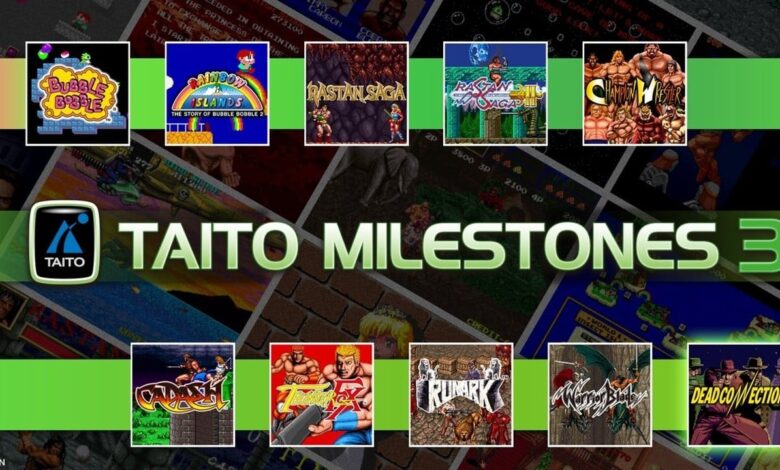 Taito Milestones 3 for Switch Locks Launches in Japan, Here Are the 10 Games Included