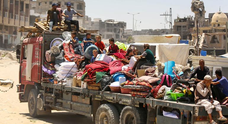 UN humanitarians report dire displacement and urgent needs in Gaza City