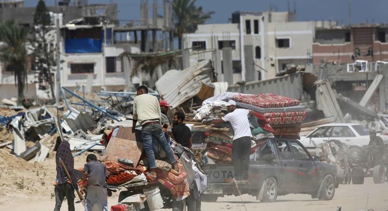 UN aid agencies say 'largest' number of people displaced so far in war of attrition in Gaza