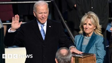 US President Joe Biden said it was "the greatest honor of my life" to serve as he ended his campaign