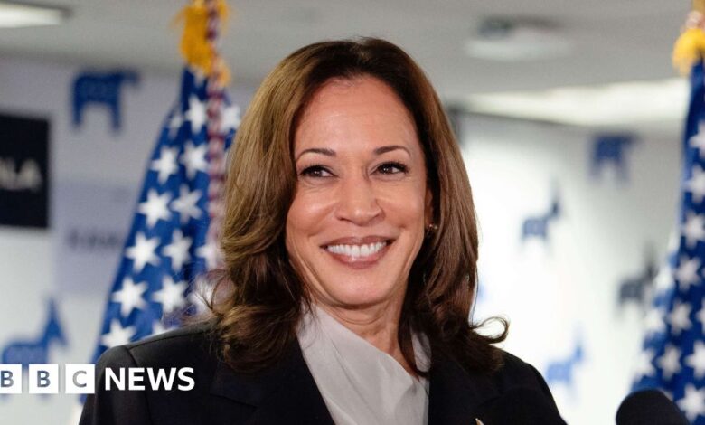 Kamala Harris wins enough support to clinch the Democratic nomination