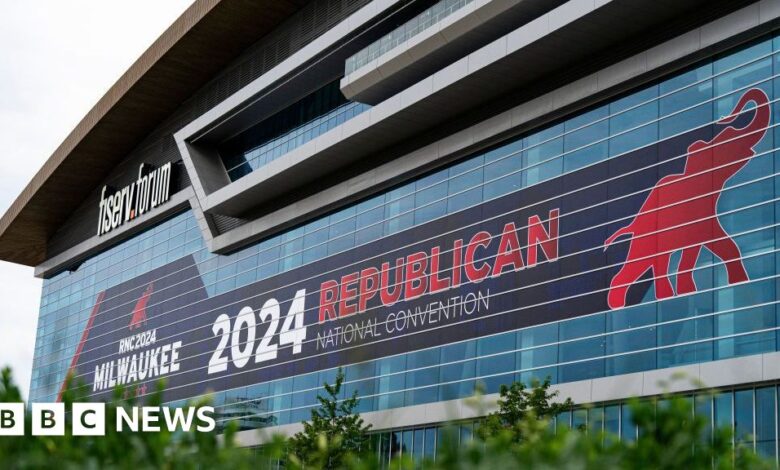 Trump arrives in Milwaukee for the Republican National Convention