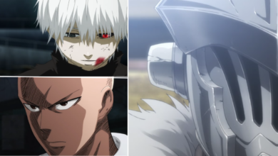 Best Seinen Anime of the 2010s Saitama Kaneki Goblin