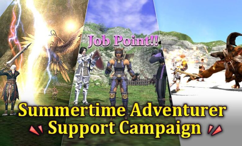 FFXI Summertime Adventurer Support Campaign Events Return