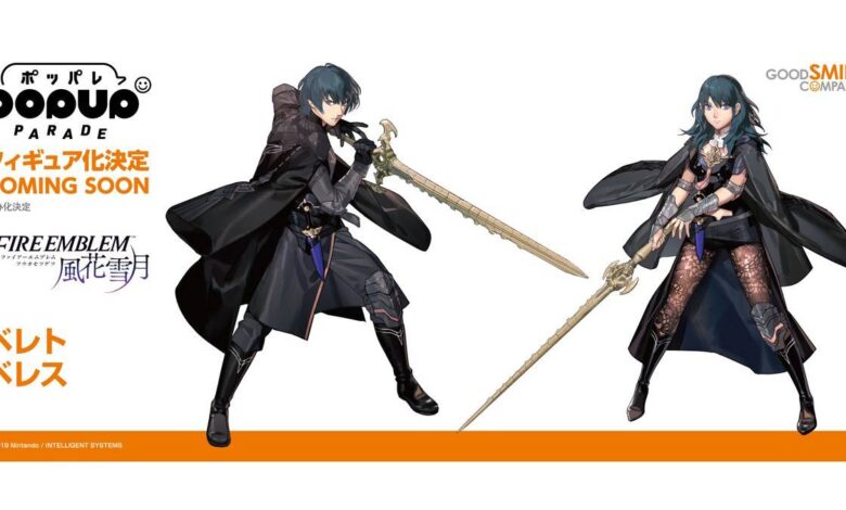 Male and Female Fire Emblem: Three Houses Byleth Figures Announced