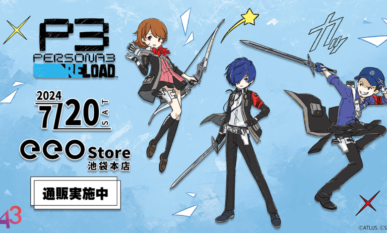 New Persona 3 Reload GraffArt Character Designs Merchandise Appears