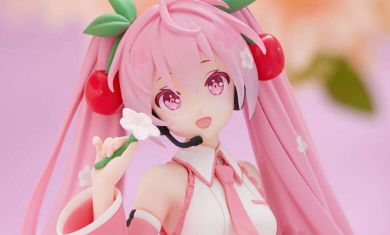 Sakura Miku 2024 Noodle Stopper Figure Appears Outside Japan