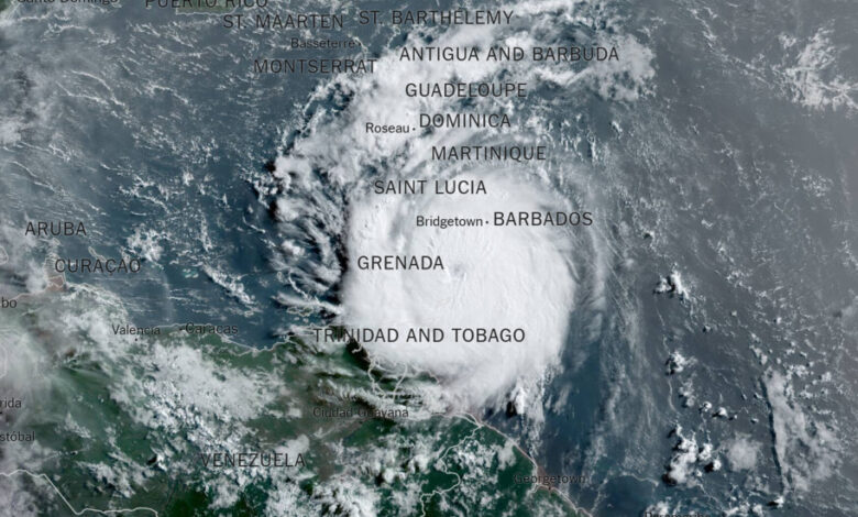 Hurricane Beryl threatens the Caribbean as a category 4 storm