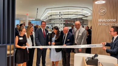 Inside Lufthansa's new lounge at Newark Liberty Airport