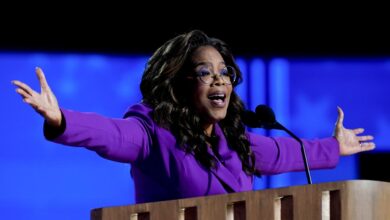 Oprah Winfrey Surprises the DNC—and Christian Siriano, Who Had No Idea She'd Be Wearing His Design