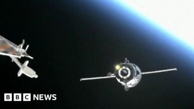 Progress 89 spacecraft delivers supplies to astronauts on the ISS