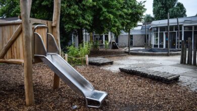 Daly City California Affordable Housing Teachers On Elementary School Grounds