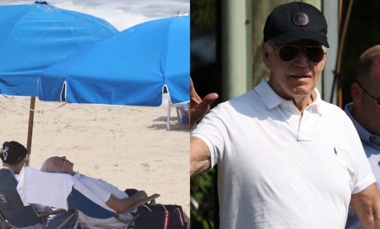 Get It Joe! See President Biden Catch A Self-Care Vibe At Delaware Beach (PHOTOS)