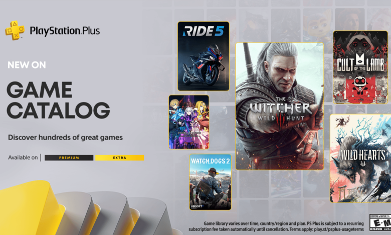 PlayStation Plus Game Catalog for August: The Witcher 3: Wild Hunt, Wild Hearts, Cult of the Lamb and more