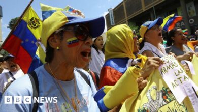 Protests across Venezuela as election dispute continues