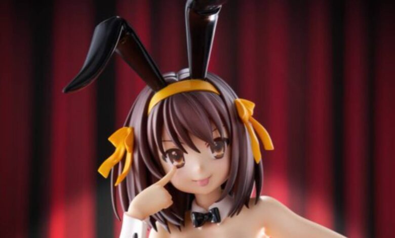 Haruhi Suzumiya Bunny Suit Girl Figure Arrives Next Year