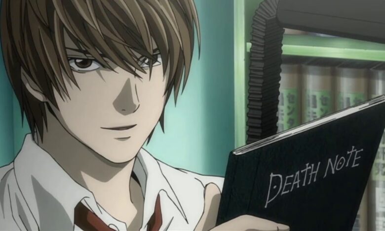 Best anime villain Kira Light Death Note