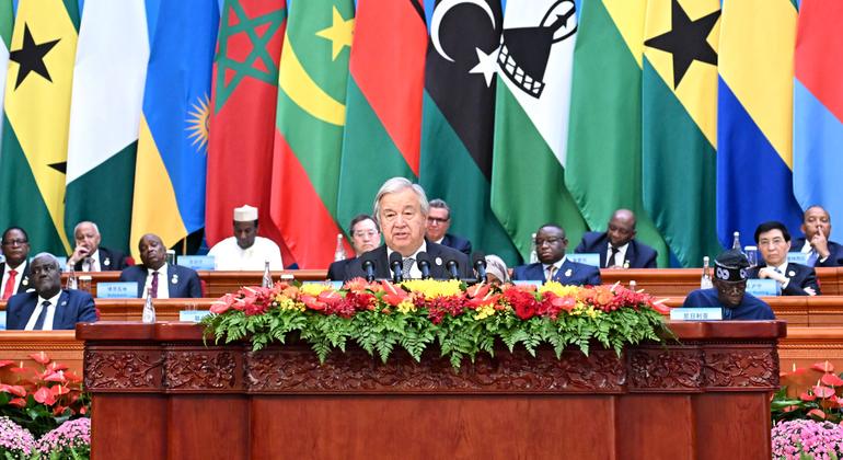 Guterres stresses support for China-Africa partnership