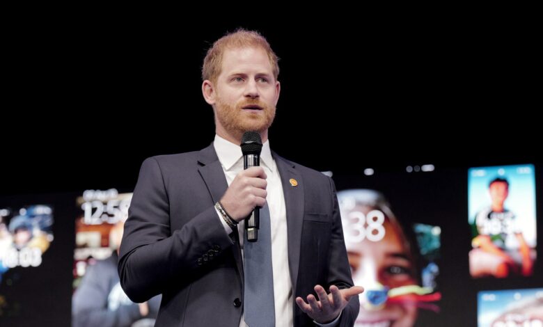 Prince Harry says his children, Archie and Lilibet, are on his phone's lock screen