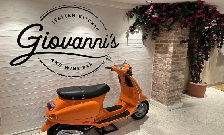 Giovanni's Italian Kitchen on Royal Caribbean Cruise (menu)