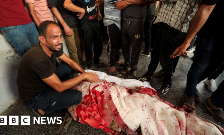 Hamas-run health ministry says Israeli attack on Gaza school kills 22