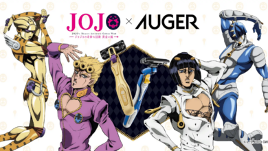 JoJo's Bizarre Adventure Golden Wind razors by Auger