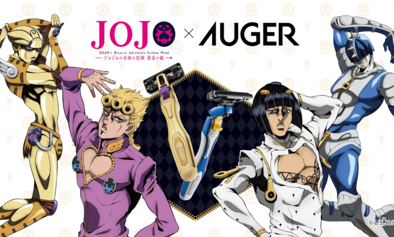 JoJo's Bizarre Adventure Golden Wind razors by Auger