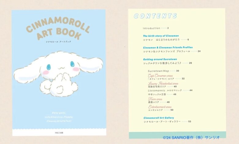 sanrio cinnamoroll art book