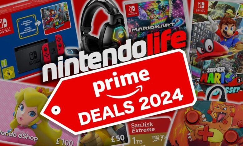 Amazon Prime Big Deals Day 2024 - Best deals on Nintendo Switch games, consoles, accessories, SD cards and more