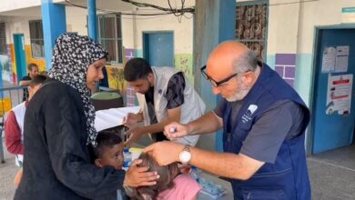 Gaza: School preparing for polio vaccine campaign comes under deadly attack, UNRWA says