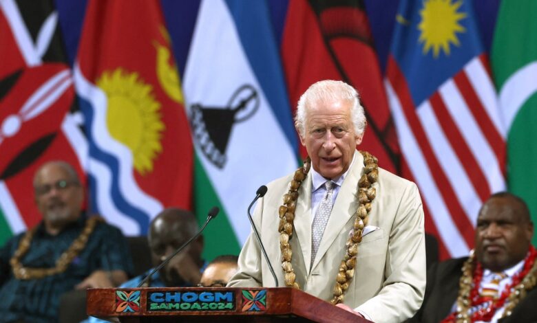 King Charles acknowledged Britain's "painful" past at the Commonwealth Summit