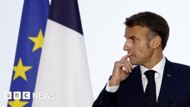 Macron called for a halt to arms supplies to Israel