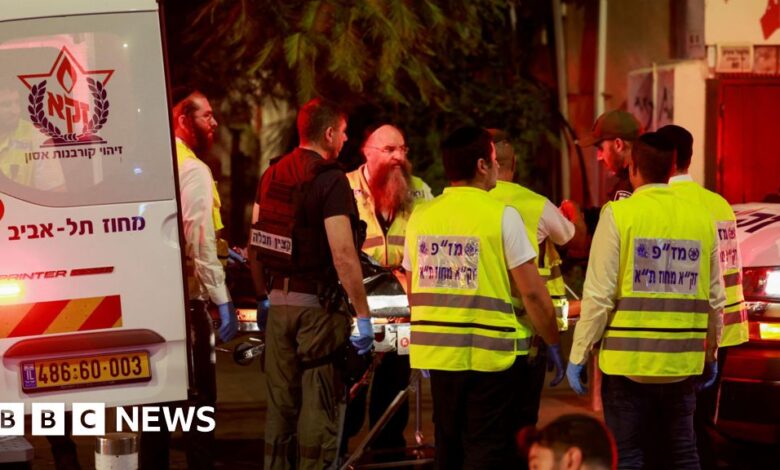 Six people were killed in a shooting and knife attack in Tel Aviv