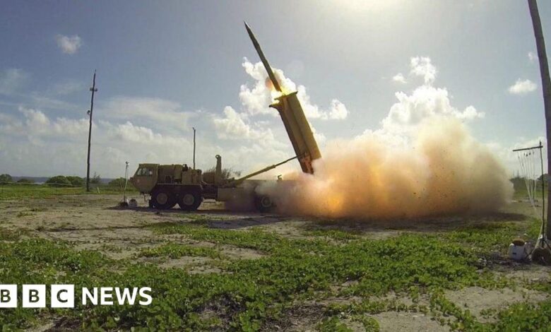 Why does the US send Israel a powerful anti-missile system?