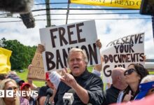 Former Trump aide Steve Bannon is released from prison