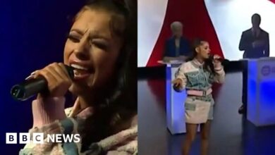 The moment the singer cursed on live TV while singing the US national anthem