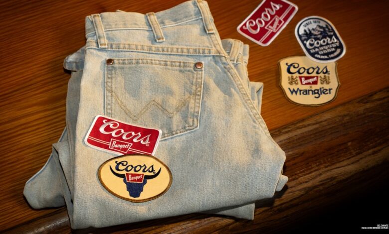 The Wrangler and Coors groups wash their jeans with beer