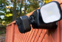 The battery-powered Blink Outdoor 4 floodlight camera was just what my dark yard needed