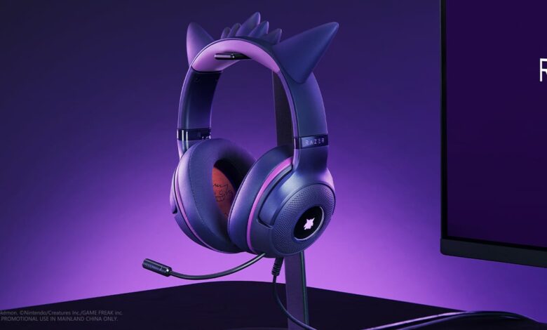 pokemon razer gengar headset