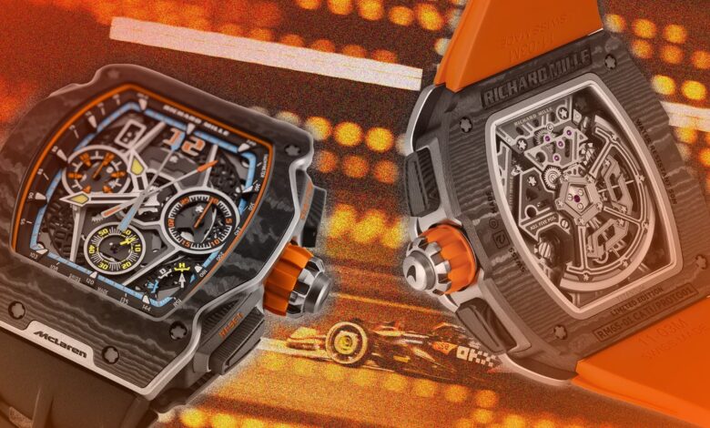 Richard Mille's New McLaren Watch Has a 'Start Jumping' Button