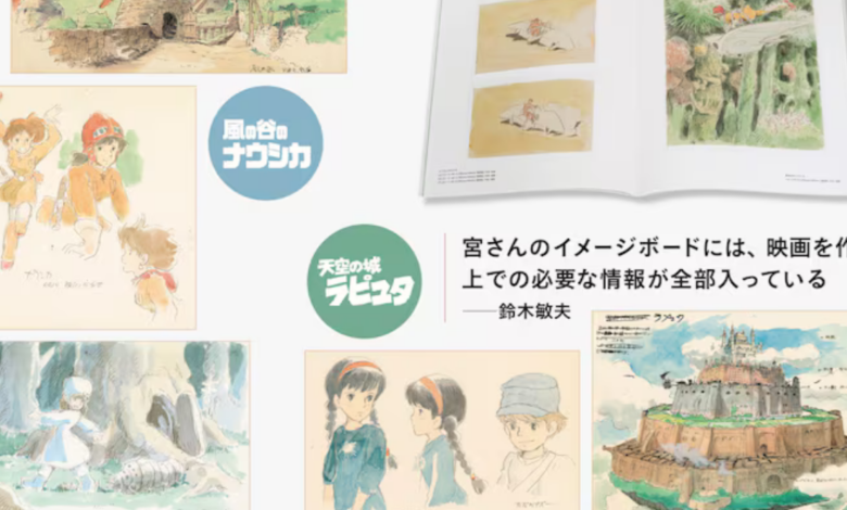 hayao miyazaki concept art collection