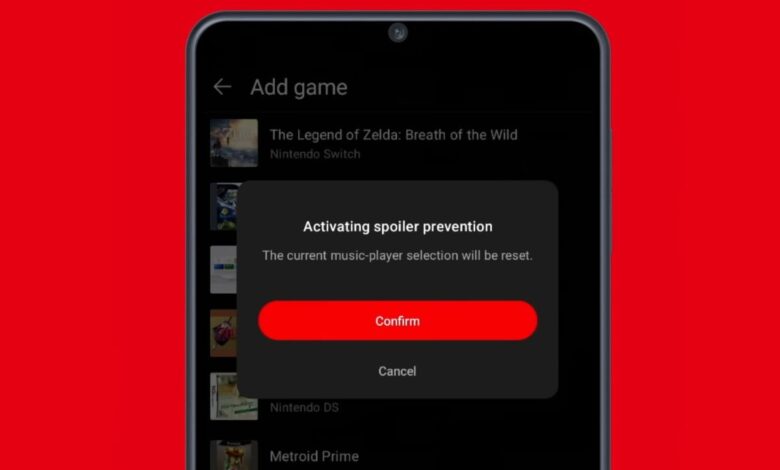 ICYMI: 'Nintendo Music' has a spoiler blocking feature, here's how to enable it